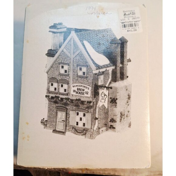 Department 56 Dickens Village Series KINGSFORD BREW HOUSE, excellent & fictional - Picture 3 of 10